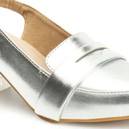 Denill Pointed Toe Block Heeled Pumps image 2