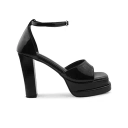 JM Looks Open Toe Block Heels image 3