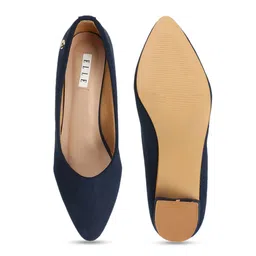 ELLE Pointed Toe Work Block Pumps image 4