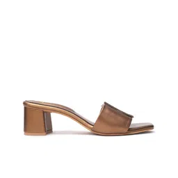 Maysun Embellished Open Toe Block Heels image 3