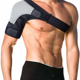 Brace with pocket for hot/cold therapy for Women & Men Shoulder Support-2