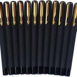 Luoshi 0.7mm Blue Gel Pens for smooth writing and Premium looking Matte Body Gel Pen-25