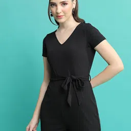 KETCH V-Neck Short Sleeves Playsuit-image-60