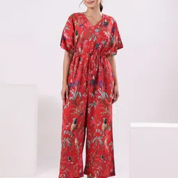 SANSKRUTIHOMES Printed Short Sleeves Basic Jumpsuit-picture-57