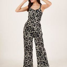 KALINI Printed Basic Jumpsuit-image-75