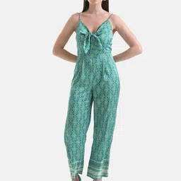 Kazo Shoulder Strap Printed Basic Jumpsuit-picture-52
