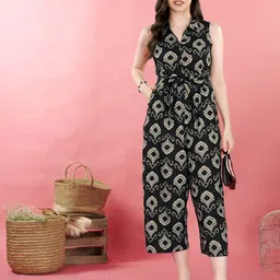 Anouk Women Cotton Printed Basic Jumpsuit-picture-24