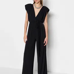 Trendyol V-Neck Basic Jumpsuit-image-78