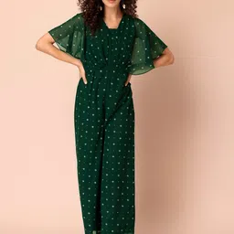 Rang by Indya Printed Basic Jumpsuit image 1
