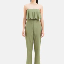 Kazo Linen Off-Shoulder Basic Jumpsuit-image-64