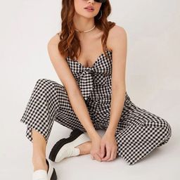 BAESD Checked Basic Jumpsuit image 5