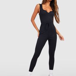 Boohoo Ribbed Basic Jumpsuit-picture-16