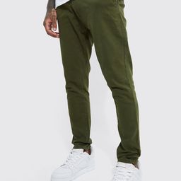 boohooMAN Men Skinny Fit Trousers-image-8