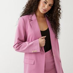 DOROTHY PERKINS Notched Lapel Collar Single-Breasted Blazer-picture-16