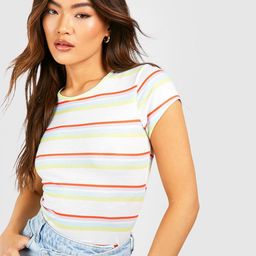 Boohoo Striped T-shirt-image-23