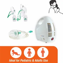 Dr Amgenic Compressor Nebulizer with Mouth Piece, Child and Adult Masks Nebulizer-13