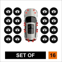 Set of 16 Car Door Shock Absorber Rubber Soundproofing Pads- Tata Car Door Panel-image-21
