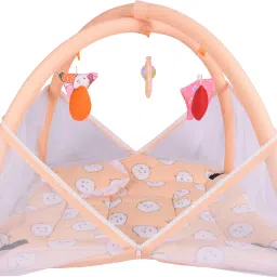 Cotton Infants New Born Baby Mosquito Net Bed with Cushioned Pillow Mosquito Net-2