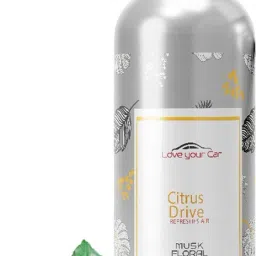 Citrus Drive Car Perfume with Musk, Floral, Powdery, No Gas | Long-Lasting Spray-image-45