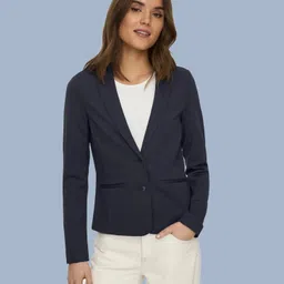 rocksy Women Solid Single Breasted Casual Blazer-picture-11