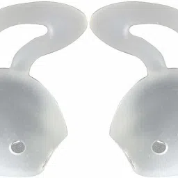 Crysendo Soft Silicone Rubber Replacement Earbuds for Transparent Pack of 2 Pcs In The Ear Headphone Cushion-11
