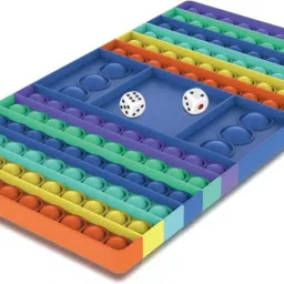 ruffo Rainbow Pop It Toy with Dice – Big Sensory Game Board image 4