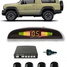 VB304 Black Car Reverse Parking Sensor with LED Display 4 Sensor V304 Parking Sensor-image-0