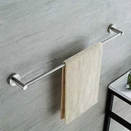 12 INCH Stainless Steel Towel Bar | Bathroom Towel Rod Holder,Wall Mounted Hand Towel Rail for Kitchen and Washroom 12 inch 1 Bar Towel Rod-image-25