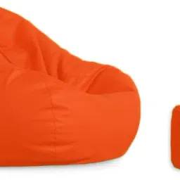 4XL 4XL Bean Bag With Relaxing Footrest Bean Bag ChairWith Foam Filling-1