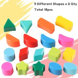 dorytoys Shape Sorting Cube With 18 Shape And Different Color-CUBE BLUE-117 image 4