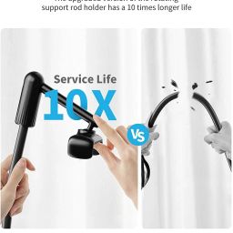 SAIJI IVY 4 Gooseneck Phone holder for bed 360° Rotate Adjustable Cell Phone Holder Mobile Holder image 2