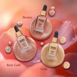 faces canada 3 in 1 Liquid Highlighter | Primer | Highlighter | Strobe Serum | Dewy Finish Highlighter image 4