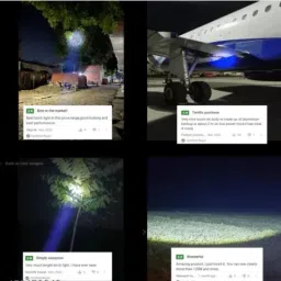 favourable M 035 ZOOMABLE METAL5 Modes FlashlightSuper Bright Cree T6 LED Light Torch Torch image 5