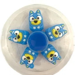 gift collection Pack Of 2 Cartoon Design Rotating Spinning Top Gyro Fidget Spinner Toy Game image 4
