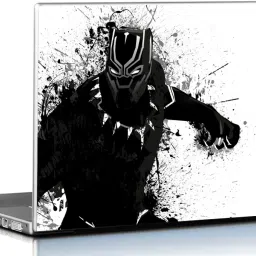 PIXELARTZ Laptop Skin - Black Panther Artwork - HD Quality - 15.6 Inches Vinyl Laptop Skin Compatible for 15.6 inch-image-70