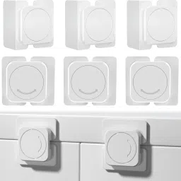 Child Safety Locks for Cabinets and Drawers 6 Pack No Drill Child Proof Lock-picture-29