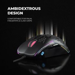 Cosmic Byte Zero-G Wired Ambidextrous OpticalGaming Mouse image 4