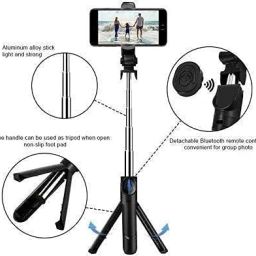 Licky Selfie Stick XT02 Wireless Tripod, Monopod Kit, Tripod Kit, Tripod Clamp image 5