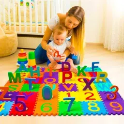 Kids learning mats Puzzle game for kids pack of 36 Alfabet 26 Number 10-image-78