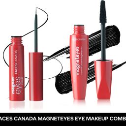 Magneteyes Eye Makeup Combo - Black Eyeliner (3.5ml) and Dramatic Volumizing Black Mascara (9.5 ml)-image-1