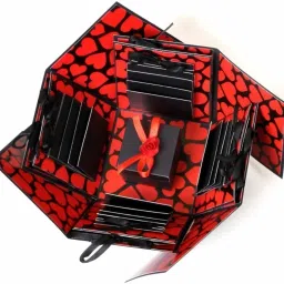 explosion box for valentine's day birthday or anniversary gift box Greeting Card-11