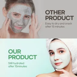 evererin Blackhead Remover with Green Tea Extract, Deep Pore Cleansing, Green Clay MaskFace Shaping Mask image 5