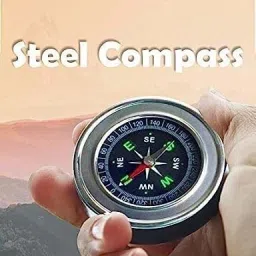 Metal body directional use pocket compass Compass-31