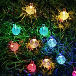 16 LEDs 3.5 m Multicolor Steady Ball Rice Lights-image-7