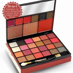 PROFESSIONAL Eyeshadow Palette with Brush and Mirror ( 33 in 1 Makeup Kit )-68