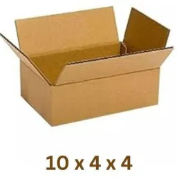 Corrugated Cardboard, Craft Paper, Paper (25 Boxes) 10 x 4 x 4 Inches 3 ply Cartoon Box For Packing, Moving, Shipping, Packaging Box-image-15