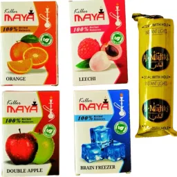 4 flavour packs Double apple Hookah Flavor-image-59