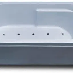 Divine 5.5 Ft Freestanding Acrylic With Bubble Bath - White Free-standing Bathtub-image-92