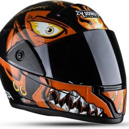 Rado Bali with Anti UV Unbreakable Visor ABS Material, Unisex (N-1) Motorbike Helmet-image-55
