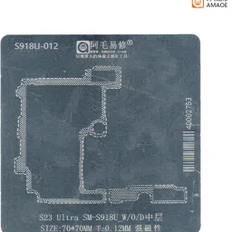 Amaoe S918U-012 Middle Layer BGA Reballing Stencil For S23 Ultra Amaoe S918U-012 Middle Layer BGA Reballing Stencil BGA Reballing Stencil Stencil-6